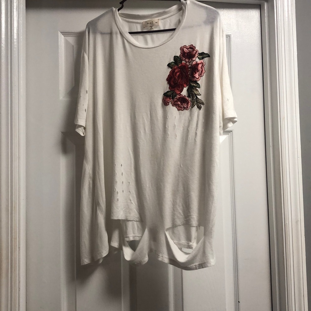 Distressed top